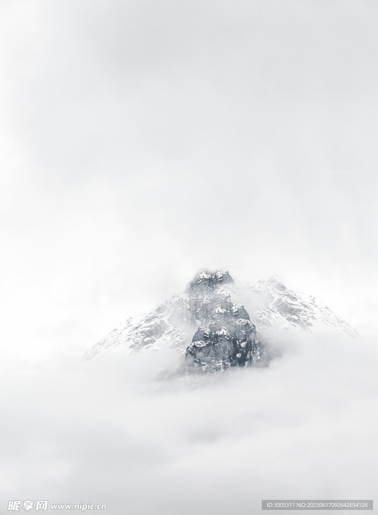 雪山 装饰画 山脉