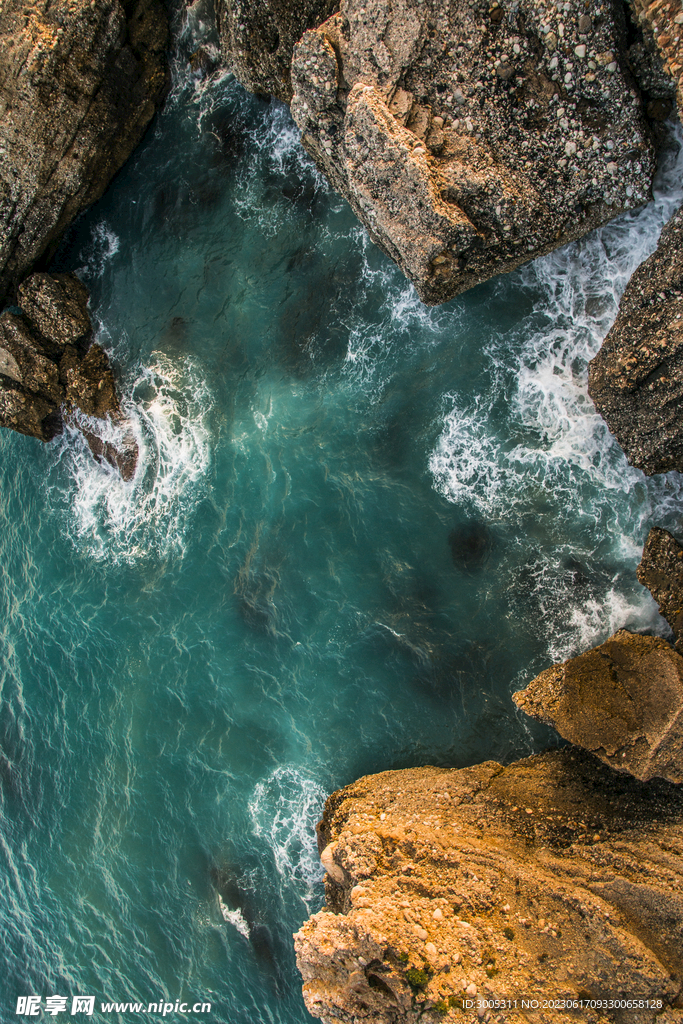 海边海滩 装饰画 海浪