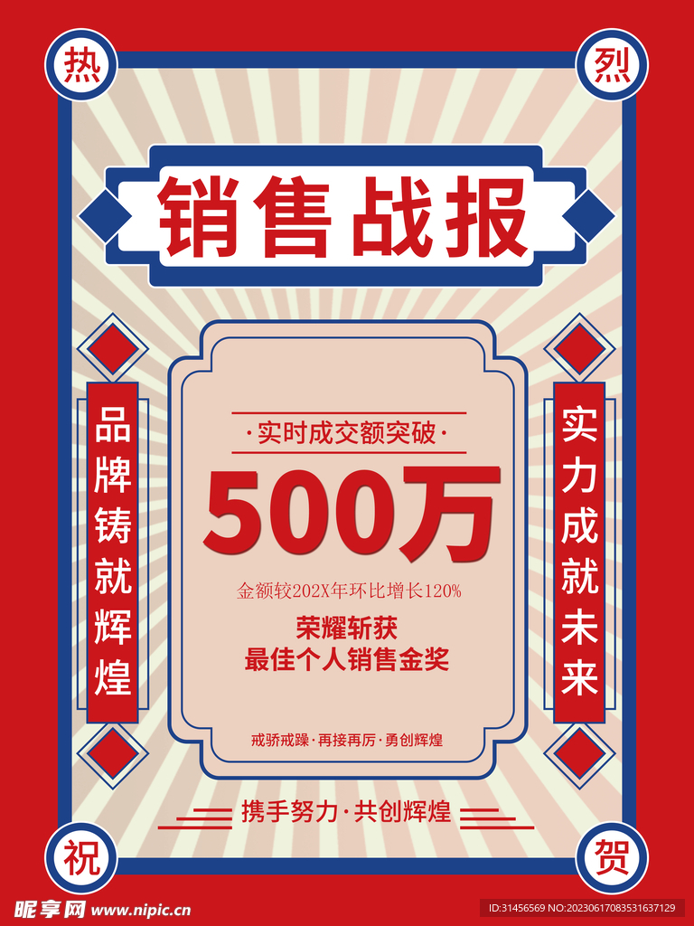 销售战报
