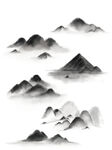 水墨山水画