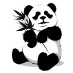 卡通熊猫