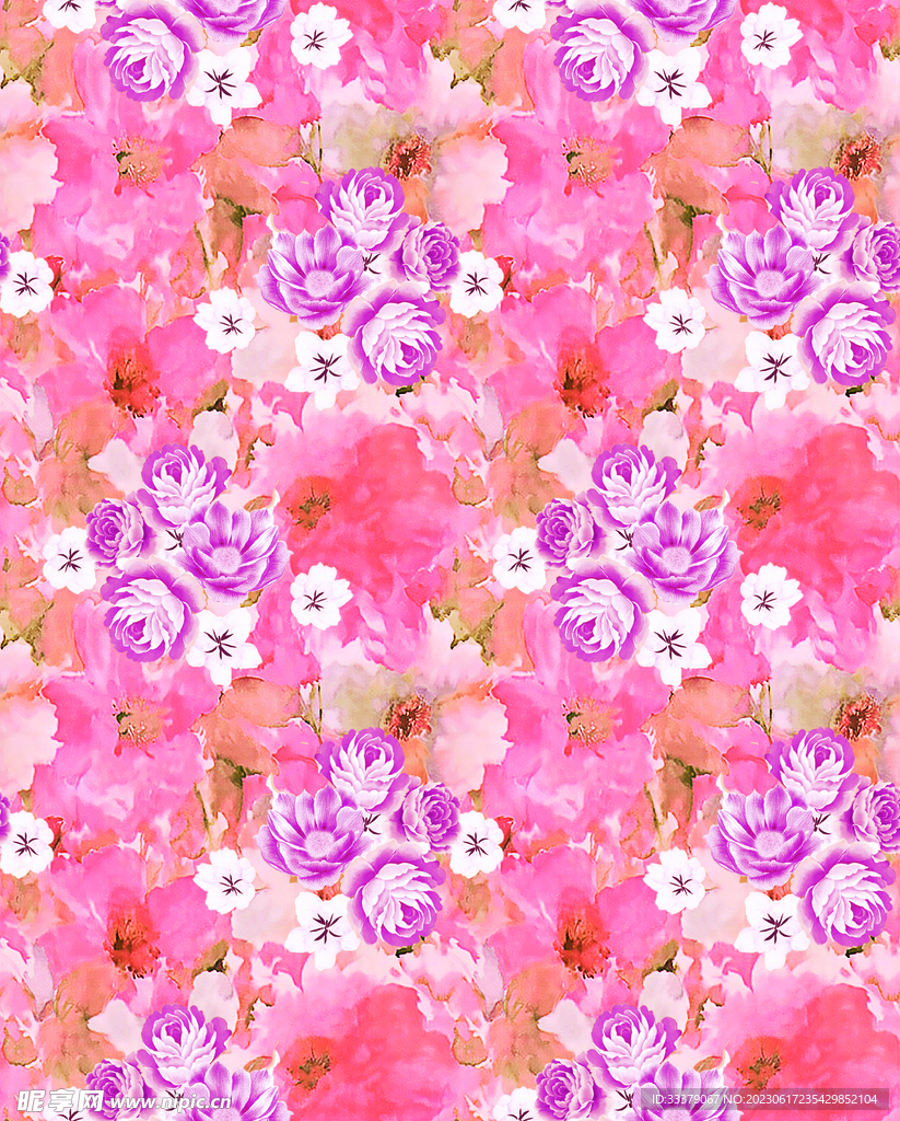 扎染花