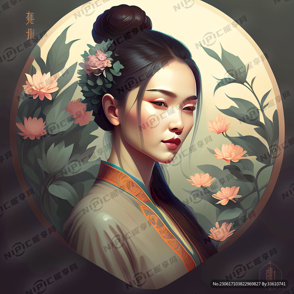 药材 素材 扁平