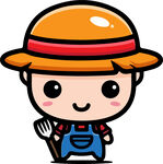 卡通小男孩