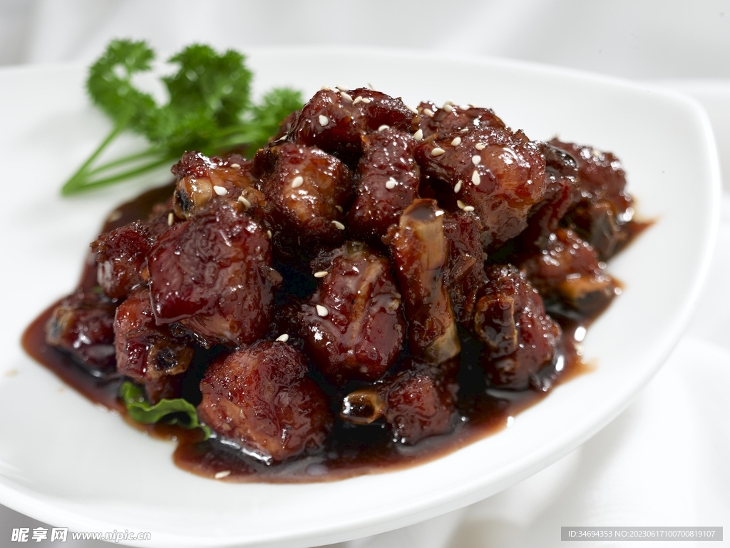 糖醋排骨美食