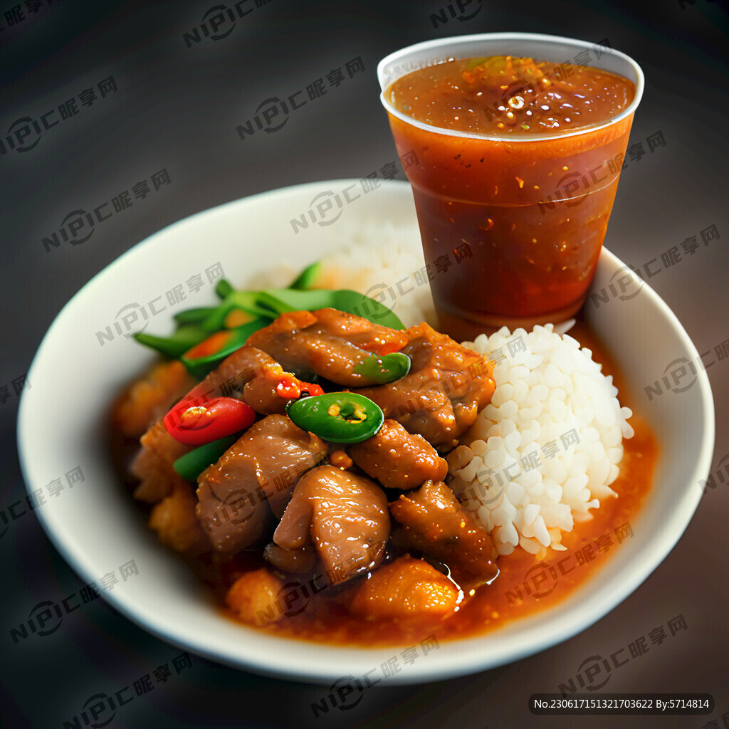 辣椒炒肉 饮料 饭