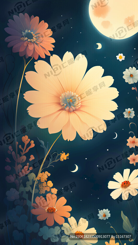仲夏之夜 有各种花 很梦幻