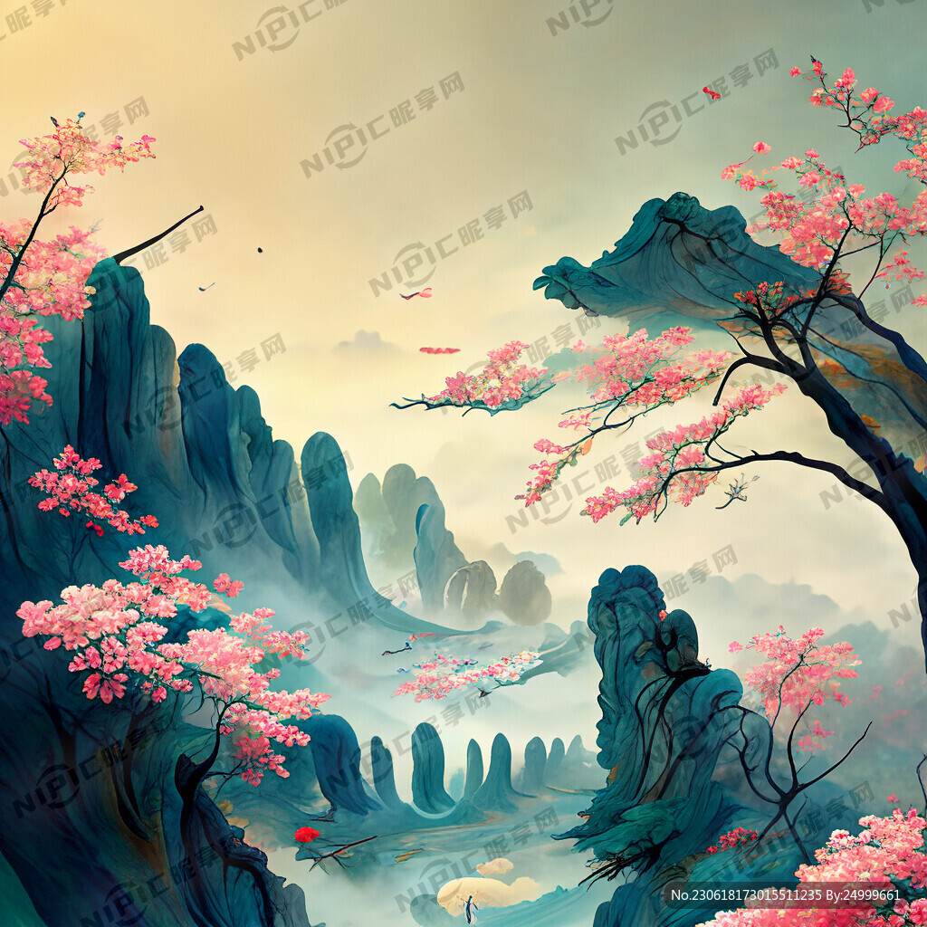 游戏梦幻唯美新中式风景 超高清