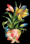 手绘花