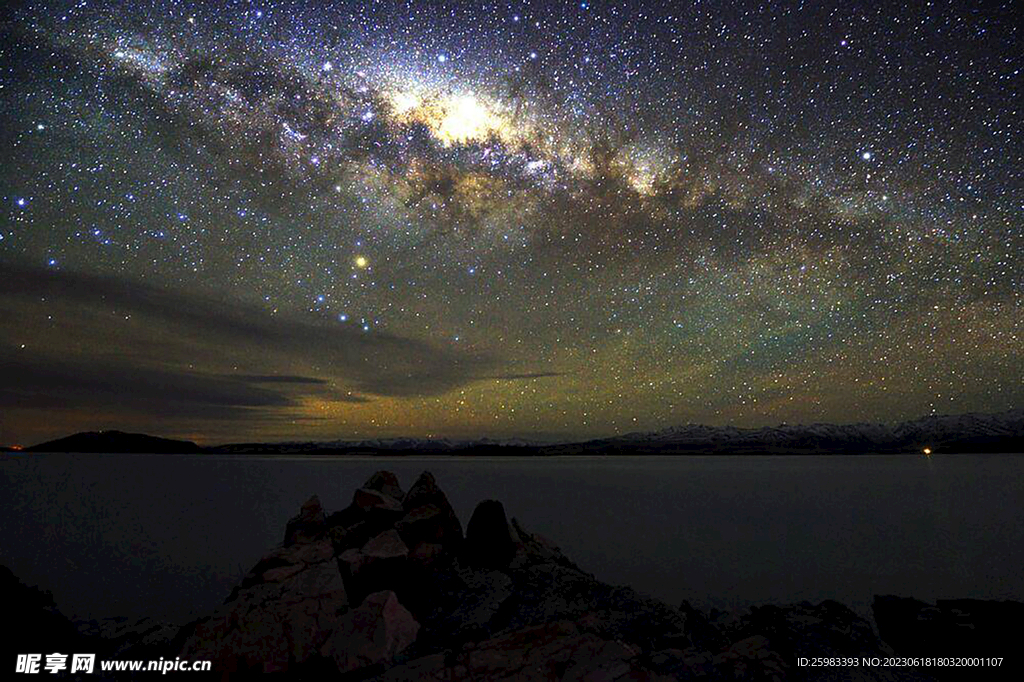 夜空中的繁星