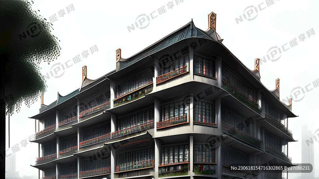 潮汕风格商住楼
