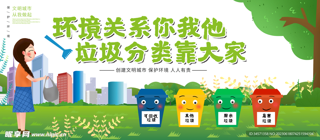 垃圾分类挂图