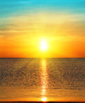 大海夕阳