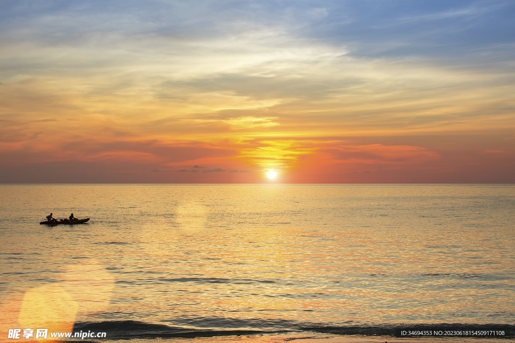 大海夕阳