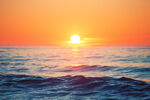 大海夕阳