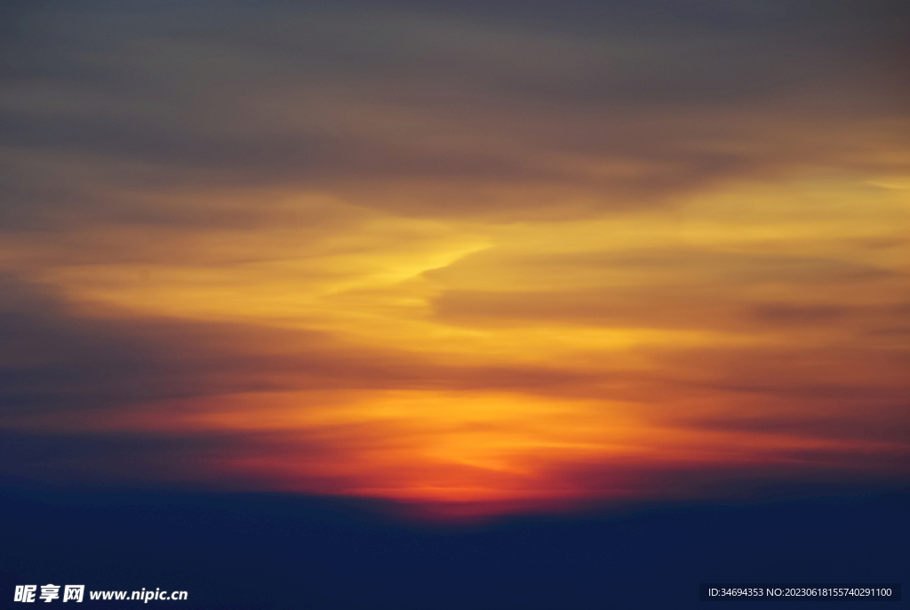 夕阳图片