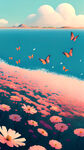 蝴蝶花海