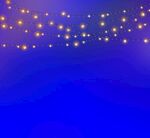 彩色串灯星空灯带灯珠免抠图