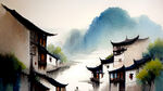 中国江南美丽乡村墙绘