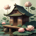 茶棚荷花