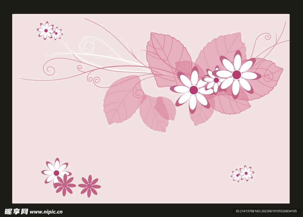 手绘花卉花朵