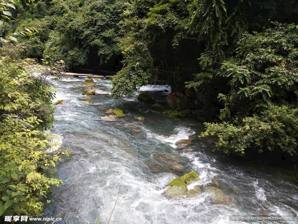 美丽山川河流 小瀑布小溪流 