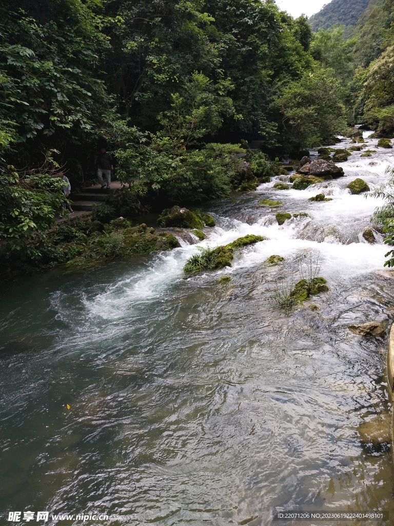 美丽山川河流 小瀑布小溪流 