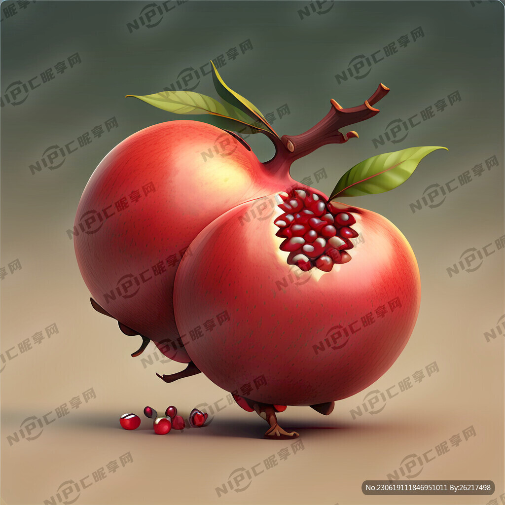 卡通石榴