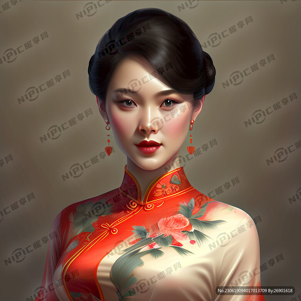 旗袍美女