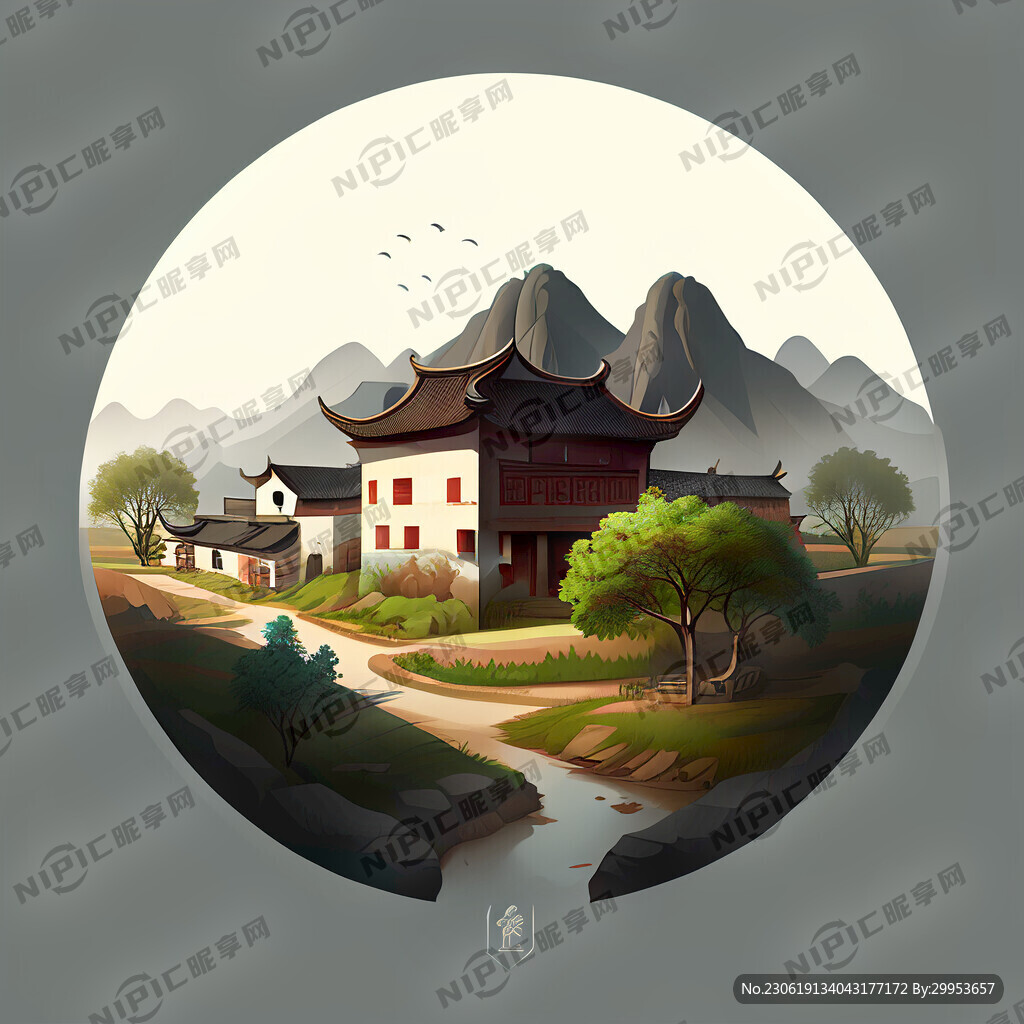 乡村振兴图标