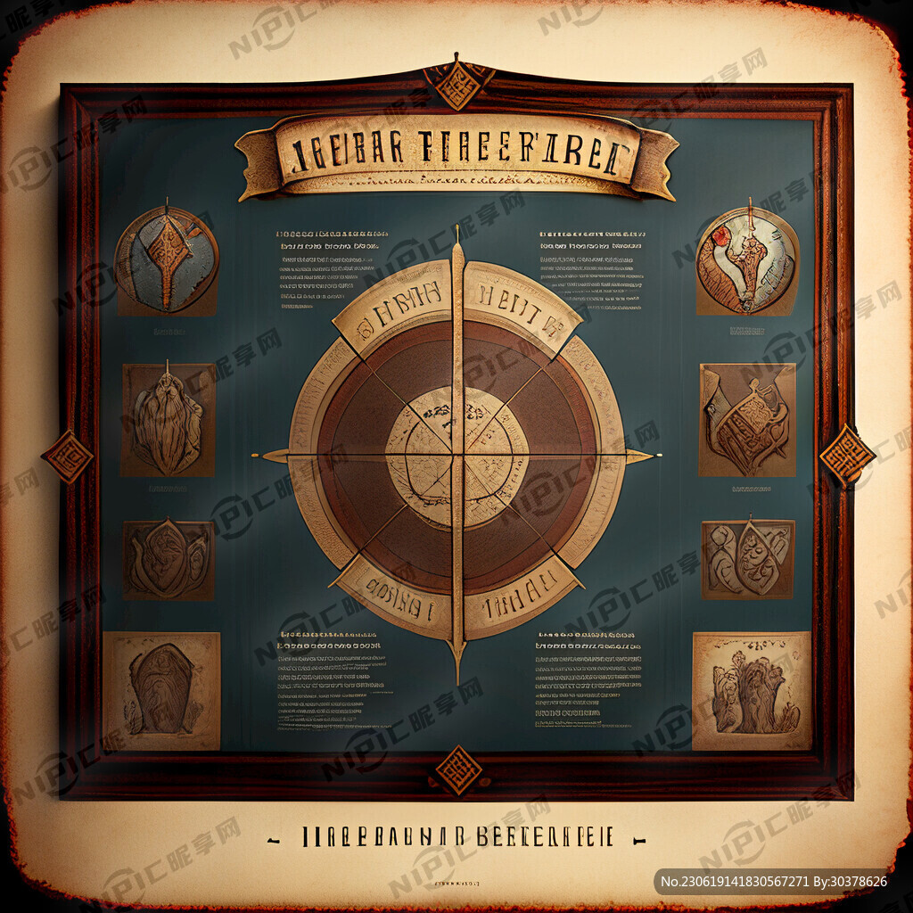 地区历史文化展板