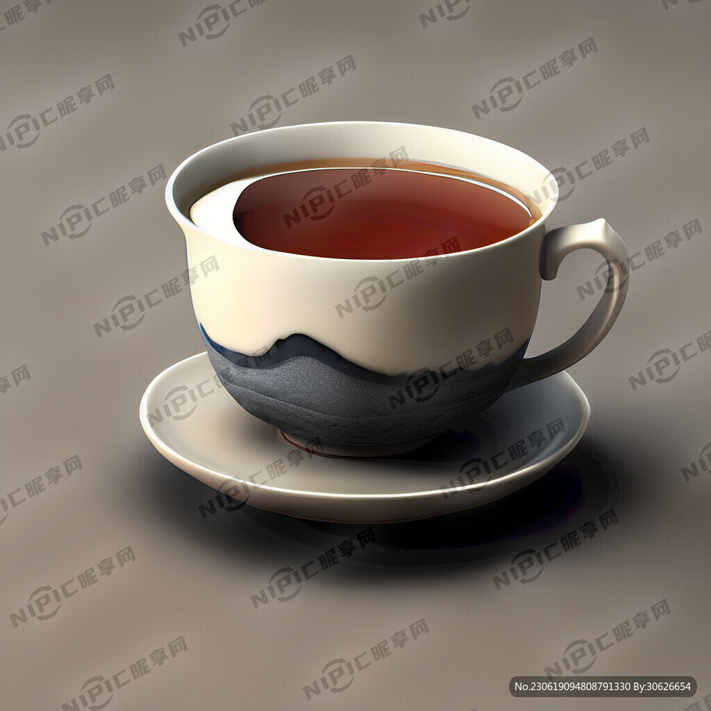 禅意的茶杯