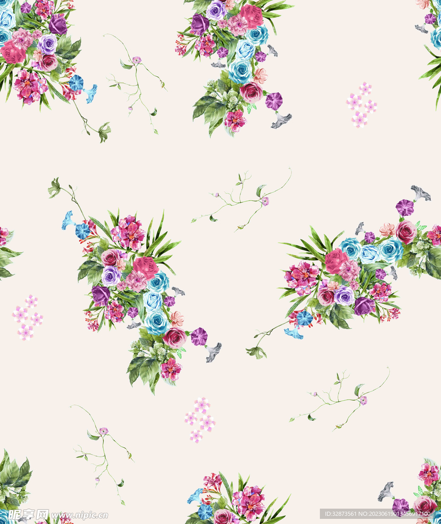 手绘花