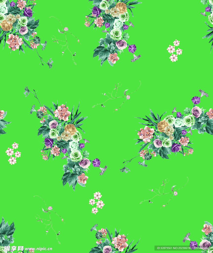 手绘花