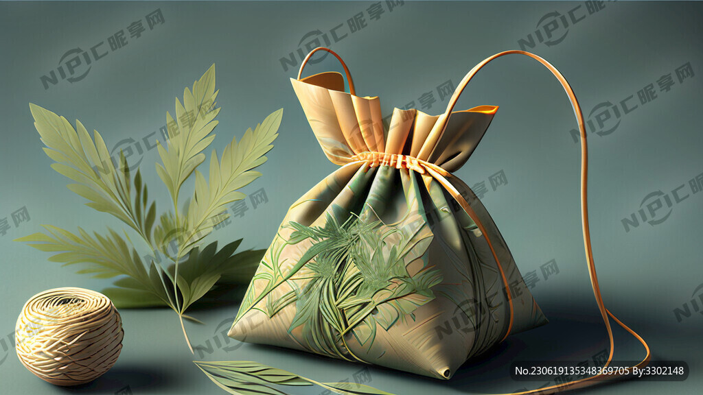 端午手作香包包含竹编和艾草