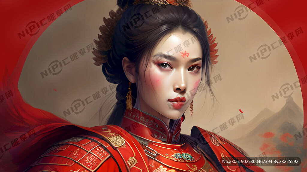 古装美女 将士 长安城