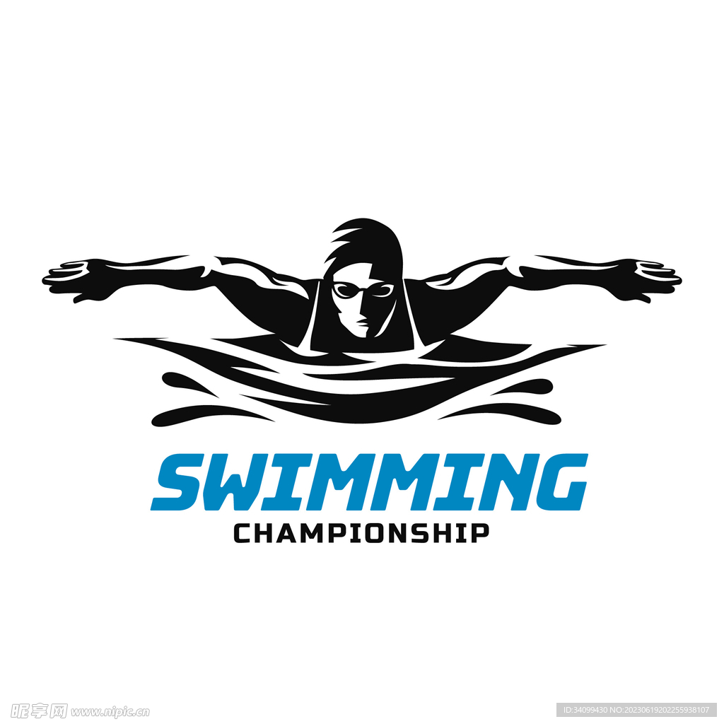 游泳logo