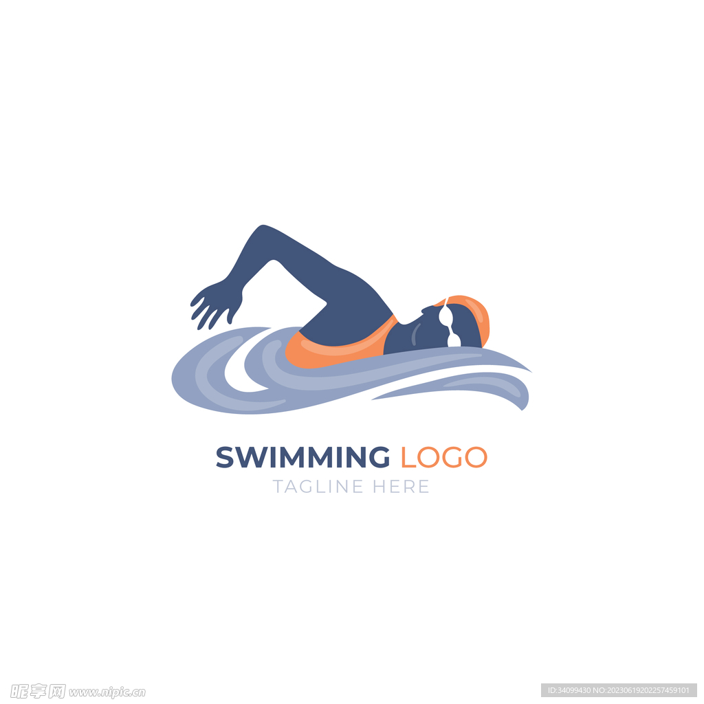 游泳logo