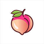 桃子logo