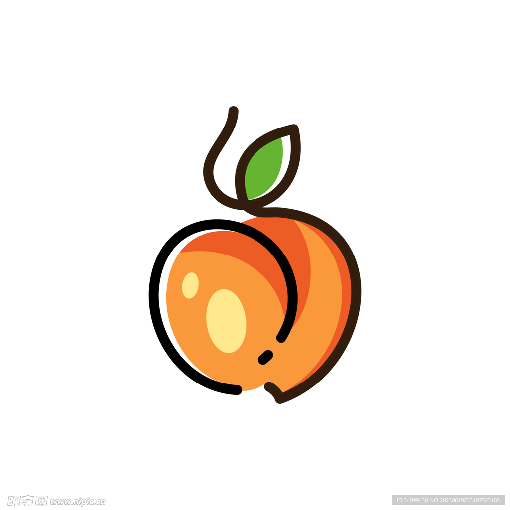 桃子logo