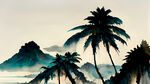 椰树海景