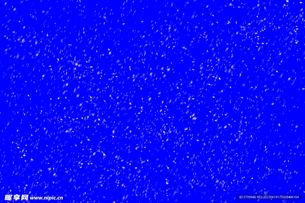 透明雪花粒子免扣下雪素材