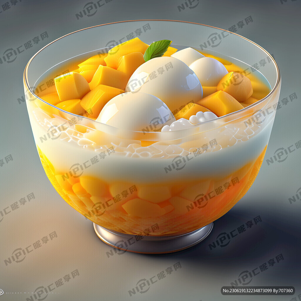 芒果冰小汤圆