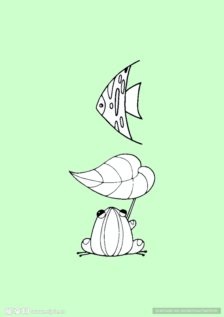简笔画青蛙