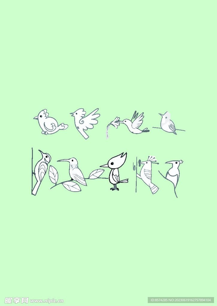 简笔画鸟