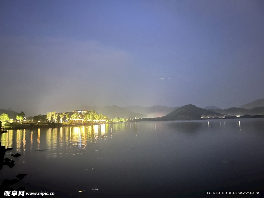 宁波东钱湖夜景