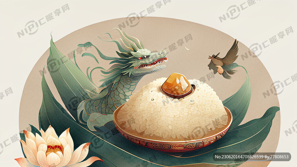 端午节手绘海报