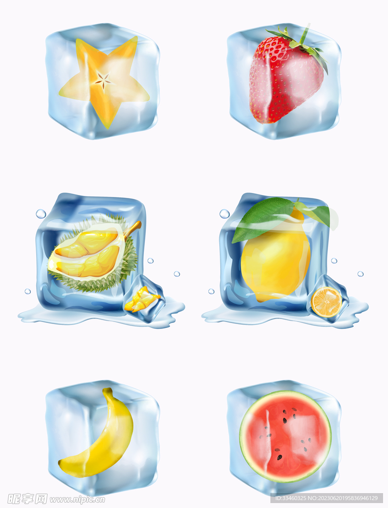 水果冰块