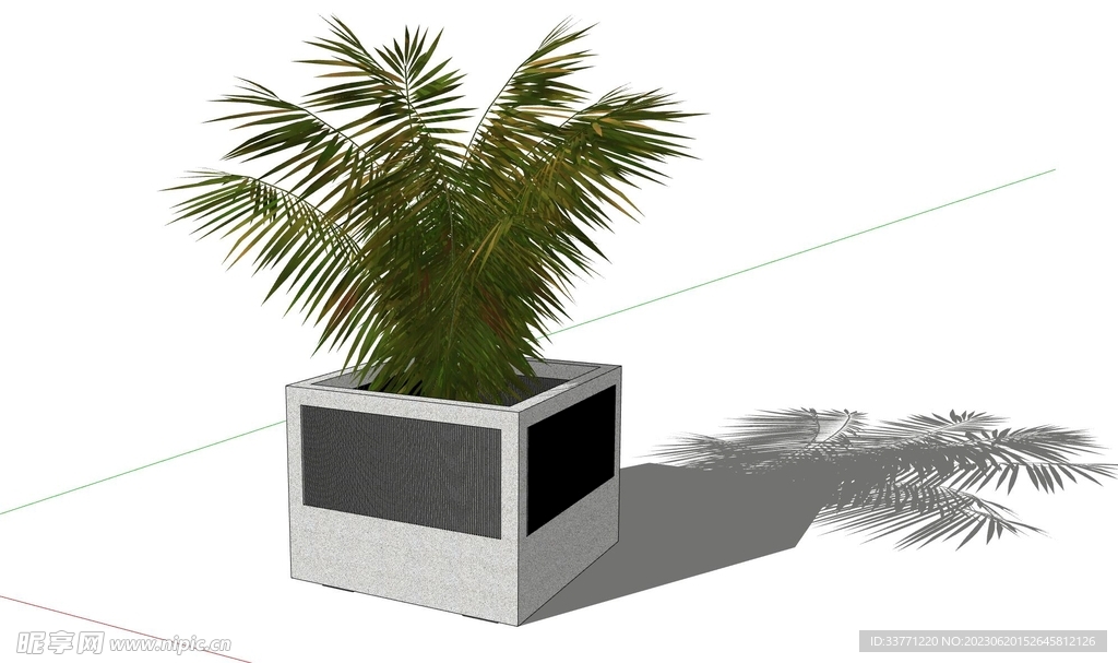 盆栽植物模型