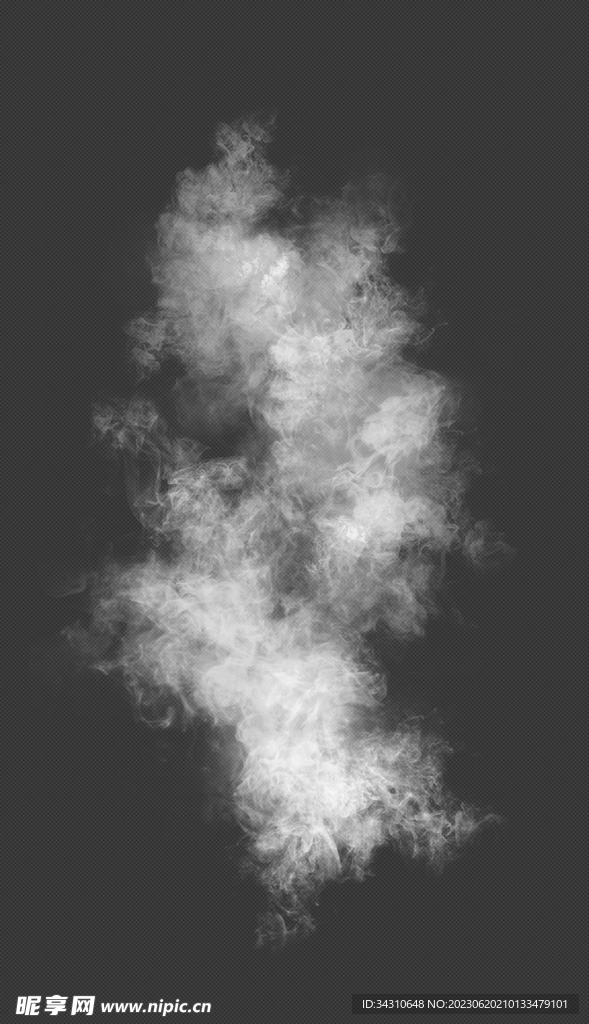 免抠白色烟雾白烟蒸汽元素 